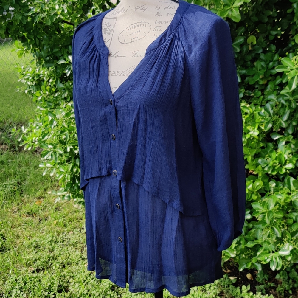 Peasant style blouse